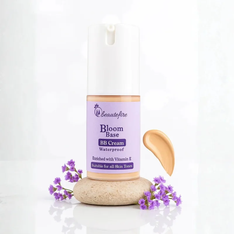 Beautefire serums, sunscreen and BB cream in routine order