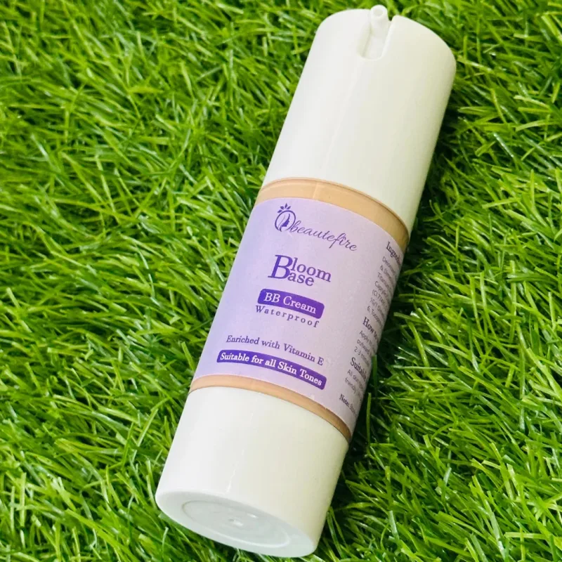 Bloom Base BB Cream blended on skin for a natural-looking finish