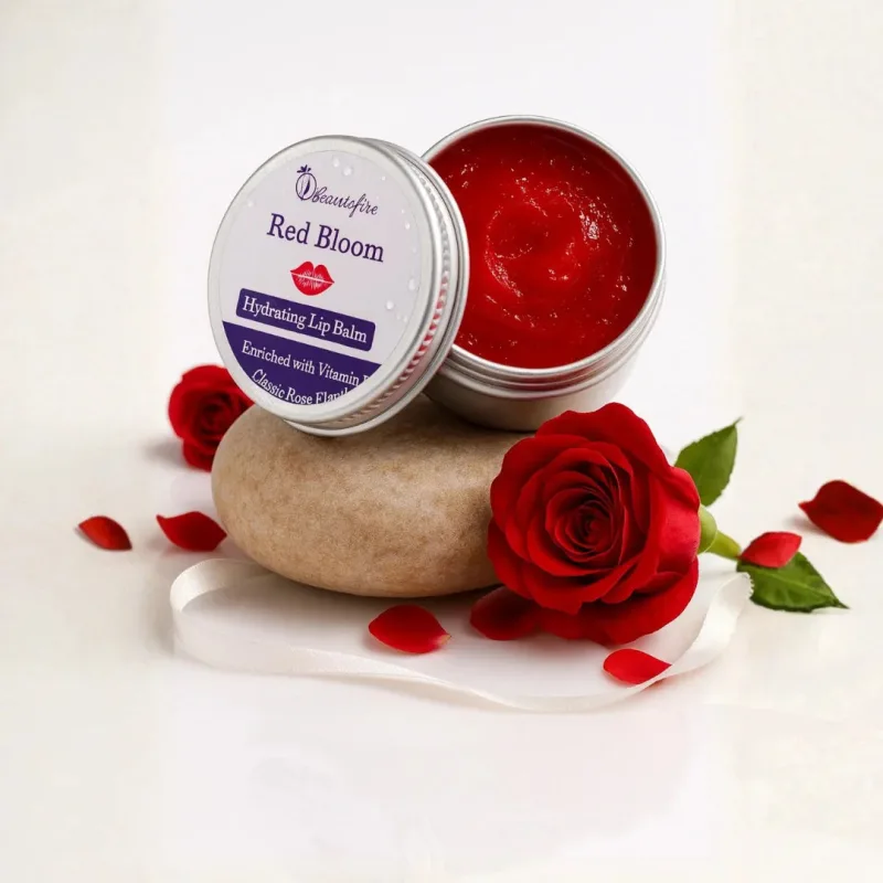 Red Bloom Hydrating Lip Balm 10 g tube by Beautefire